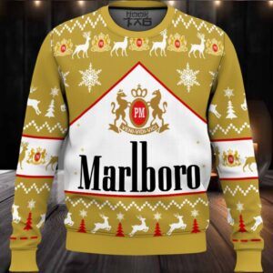 Marlboro Gold Ugly Christmas Sweater