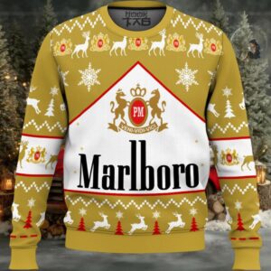 Marlboro Gold Ugly Christmas Sweater