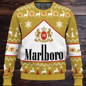 Marlboro Gold Ugly Christmas Sweater