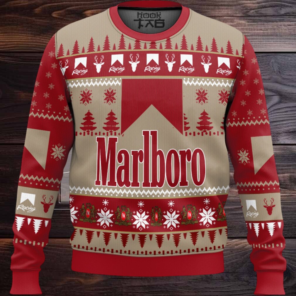 Marlboro Racing Ugly Christmas Sweater Marlboro Racing Ugly Christmas Sweater