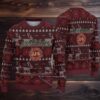 Rose Red Christmas Icons & Snowflake Bacardi Ugly Christmas Sweater Rose Red Christmas Icons & Snowflake Bacardi Ugly Christmas Sweater