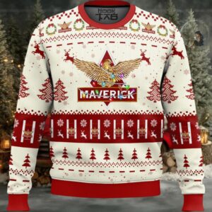 Maverick Tobacco Ugly Christmas Sweater