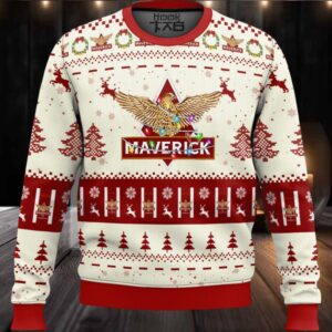 Maverick Tobacco Ugly Christmas Sweater