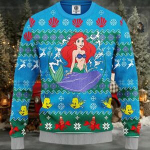 Mermaid Ugly Christmas Sweater Amazing Gift Funny Ugly Sweater
