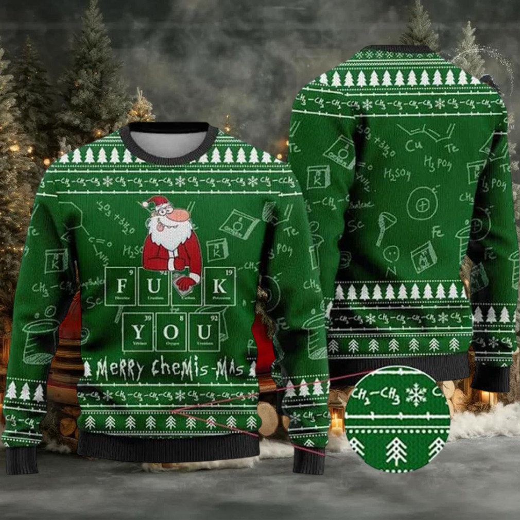 Merry Chemis mas Science Ugly Christmas Sweater Merry Chemis mas Science Ugly Christmas Sweater