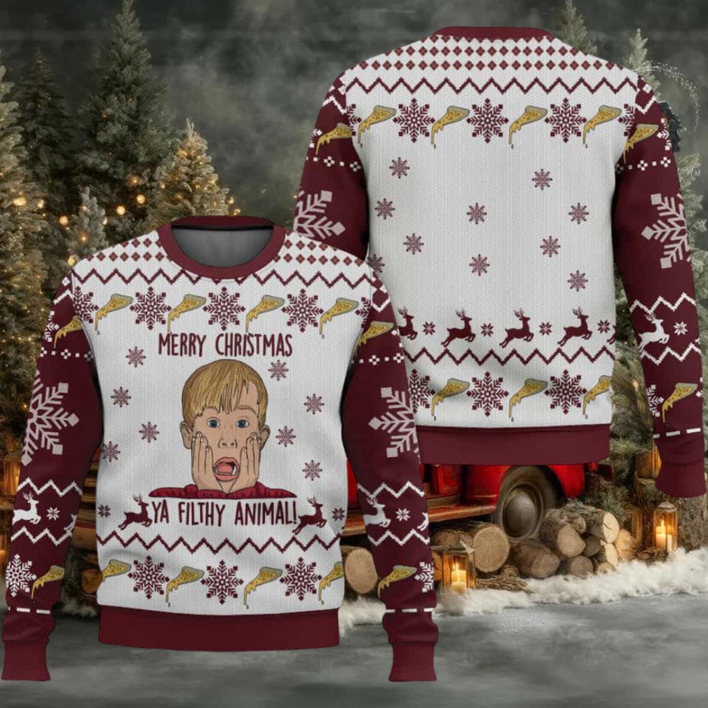 Merry Christmas Ya Filthy Animal Home Alone Ugly Christmas Sweater Merry Christmas Ya Filthy Animal Home Alone Ugly Christmas Sweater