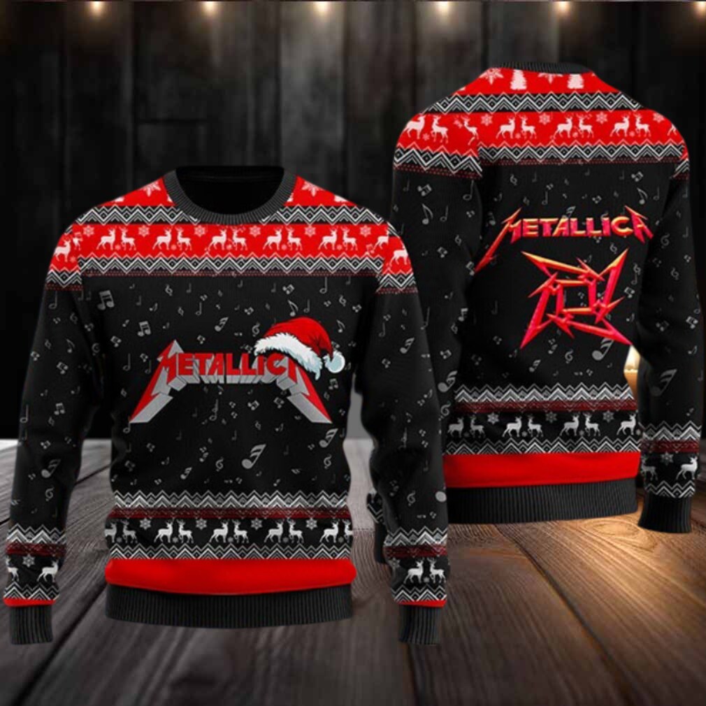 Metallica Ugly Christmas Sweater Custom Funny Ugly Sweater Metallica Ugly Christmas Sweater Custom Funny Ugly Sweater