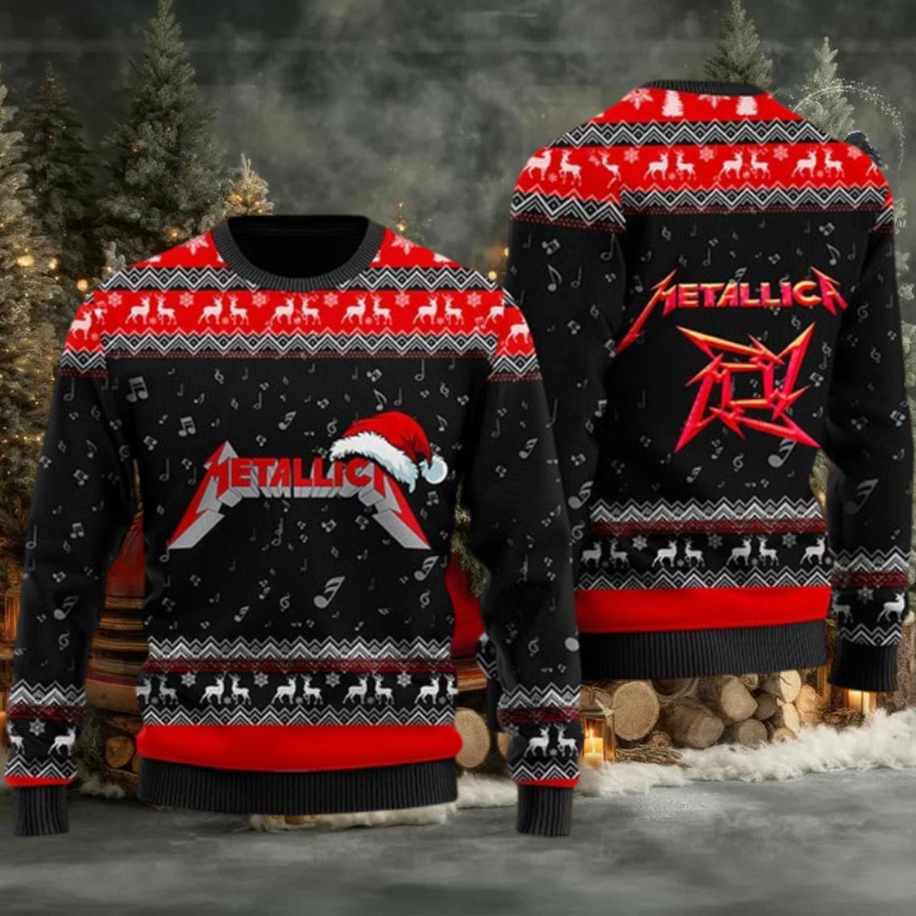 Metallica Ugly Christmas Sweater Custom Funny Ugly Sweater Metallica Ugly Christmas Sweater Custom Funny Ugly Sweater