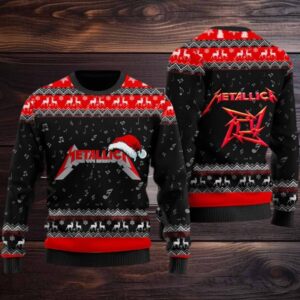 Metallica Ugly Christmas Sweater Custom Funny Ugly Sweater