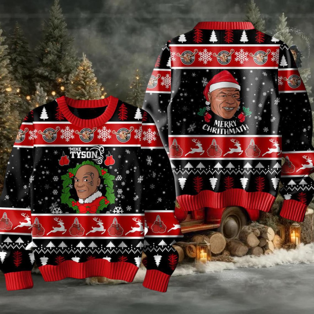 Mike Tyson Merry Christmas 2025 Iron Mike Ugly Sweater Mike Tyson Merry Christmas 2025 Iron Mike Ugly Sweater