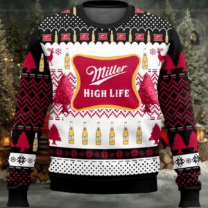 Miller High Life Ugly Christmas Sweater