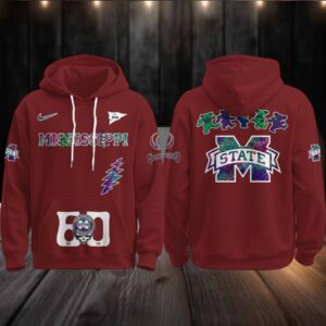Mississippi State Bulldogs Celebrating Grateful Dead 60th Anniversary 2025 Hoodie T Shirt