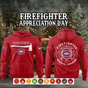 Montreal Canadiens Firefighter Appreciation Day Hoodie Shirt