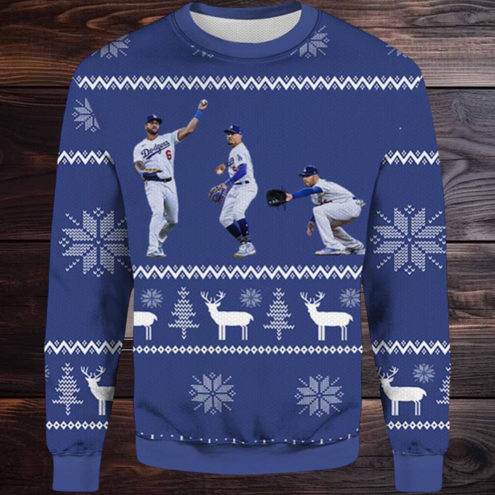 Mookie Freddie And David Ugly Christmas Sweater Mookie Freddie And David Ugly Christmas Sweater