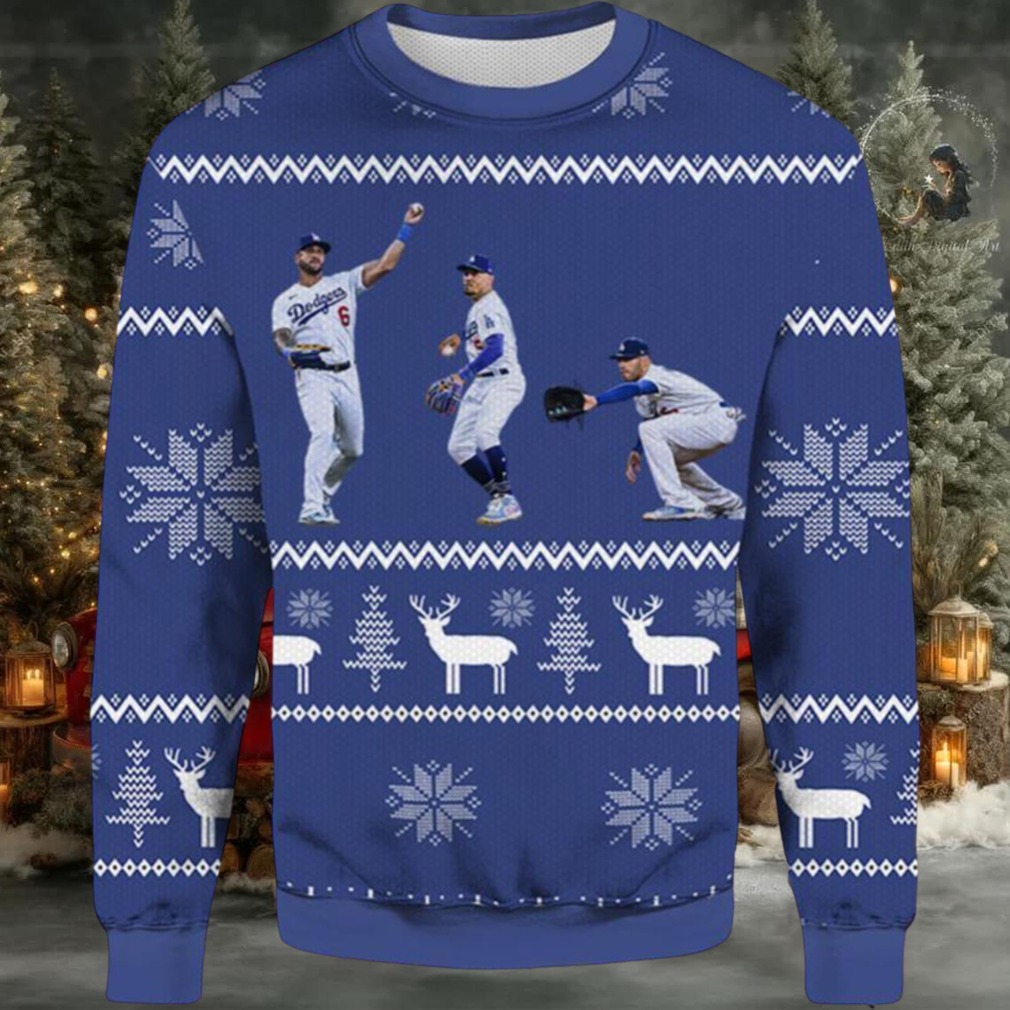 Mookie Freddie And David Ugly Christmas Sweater Mookie Freddie And David Ugly Christmas Sweater