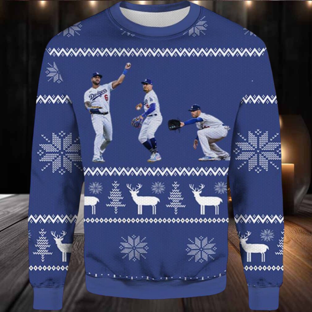 Mookie Freddie And David Ugly Christmas Sweater Mookie Freddie And David Ugly Christmas Sweater