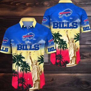 NFL Buffalo Bills Hawaii Shirt Statue Of Liberty Aloha Shirt