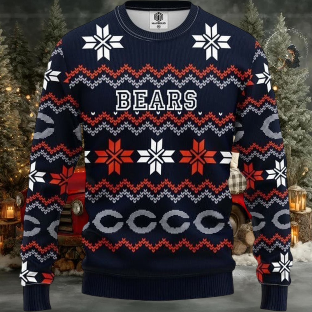 NFL Chicago Bears Limited Edition All Over Print Christmas Ugly Sweater Sweatshirt NFL Chicago Bears Limited Edition All Over Print Christmas Ugly Sweater Sweatshirt