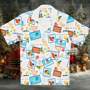 NYM Stamp Print Players 2025 Aloha Hawaiian Shirt