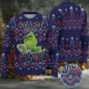Black Twisted Tea D&D Dice Snowflake Pattern Ugly Sweater