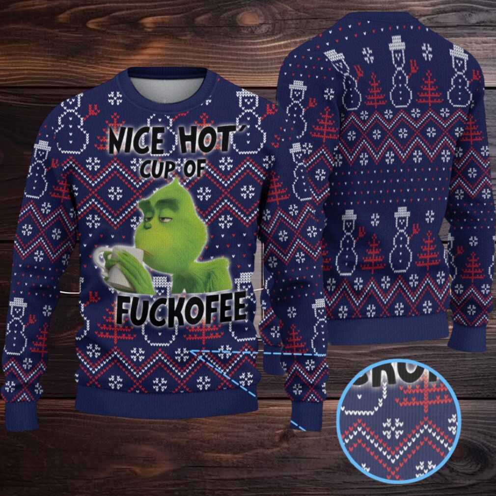 Navy Blue Coors Banquet Grinch Christmas Pattern Ugly Sweater Navy Blue Coors Banquet Grinch Christmas Pattern Ugly Sweater