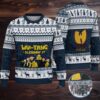 Red and White Snowflake Knit “Wu Tang Clan Yellow Logo” Ugly Christmas Sweater Red and White Snowflake Knit “Wu Tang Clan Yellow Logo” Ugly Christmas Sweater