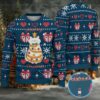 White Coors Banquet “Brodolf Gainzdeer” Christmas Tree Pattern Ugly Sweater White Coors Banquet “Brodolf Gainzdeer” Christmas Tree Pattern Ugly Sweater