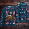White Red and Green Fair Isle Santa Crown Royal Ugly Christmas Sweater White Red and Green Fair Isle Santa Crown Royal Ugly Christmas Sweater