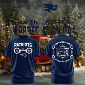 New England Patriots Law Enforcement 2025 Honor Duty Police Officer shirt