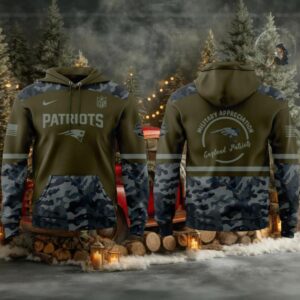 New England Patriots Military Appreciation Month 2025 Veteran Honor Hoodie T Shirt