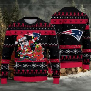 New England Patriots Santa Claus Ugly Christmas Sweater