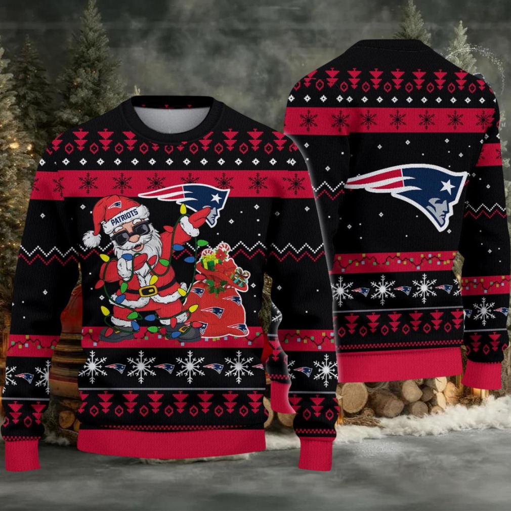 New England Patriots Santa Claus Ugly Christmas Sweater New England Patriots Santa Claus Ugly Christmas Sweater