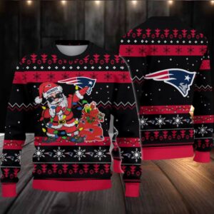 New England Patriots Santa Claus Ugly Christmas Sweater