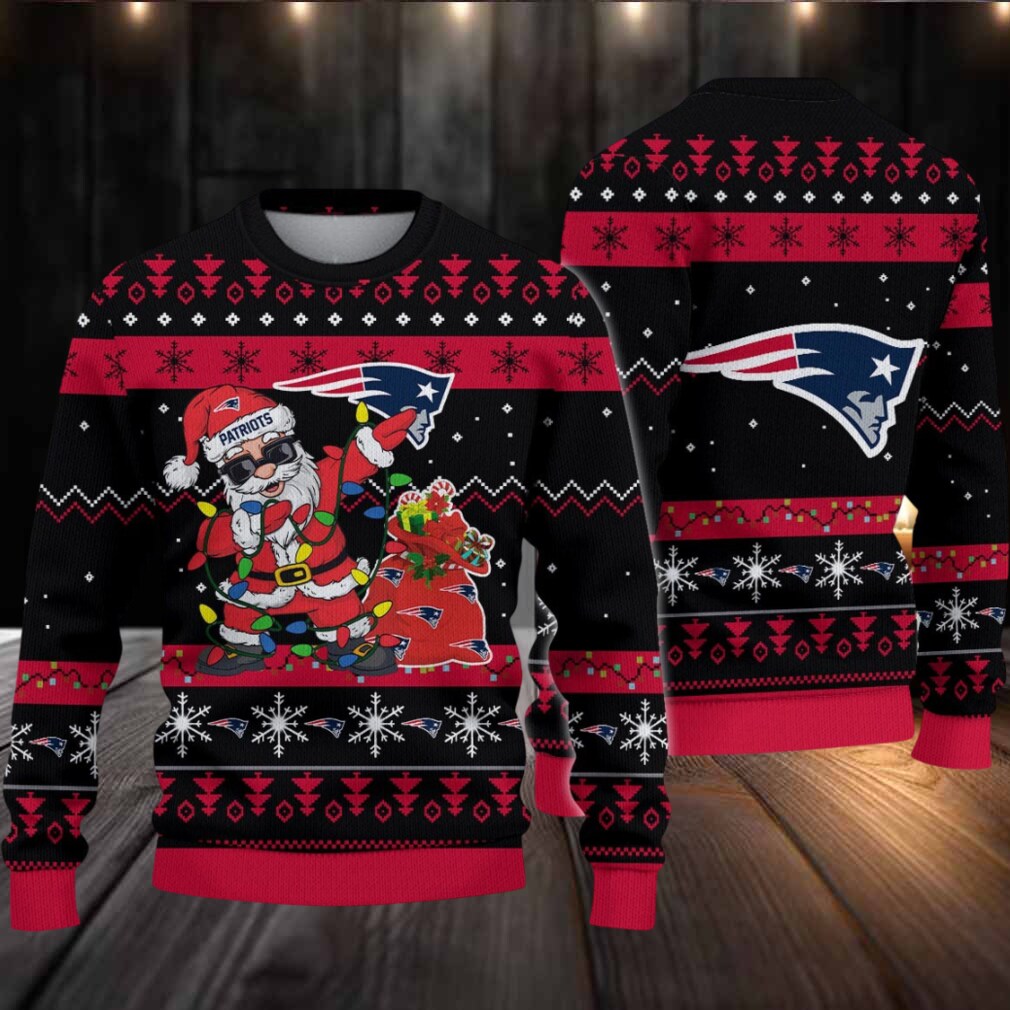 New England Patriots Santa Claus Ugly Christmas Sweater New England Patriots Santa Claus Ugly Christmas Sweater