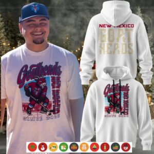New Mexico Goatheads New Season White Hoodie Shirt