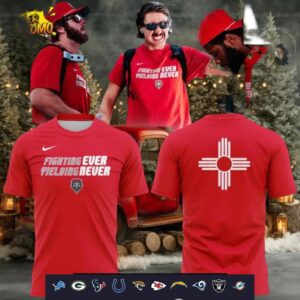 New Mexico Lobos Fighting Ever Yielding Never shirt