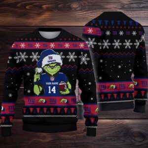 New York Giants Custom Christmas Ugly Sweater