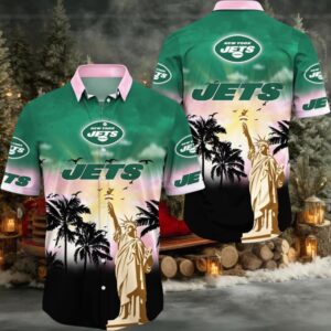 New York Jets Hawaii Shirt Statue Of Liberty Aloha Shirt New York Jets Hawaii Shirt Statue Of Liberty Aloha Shirt