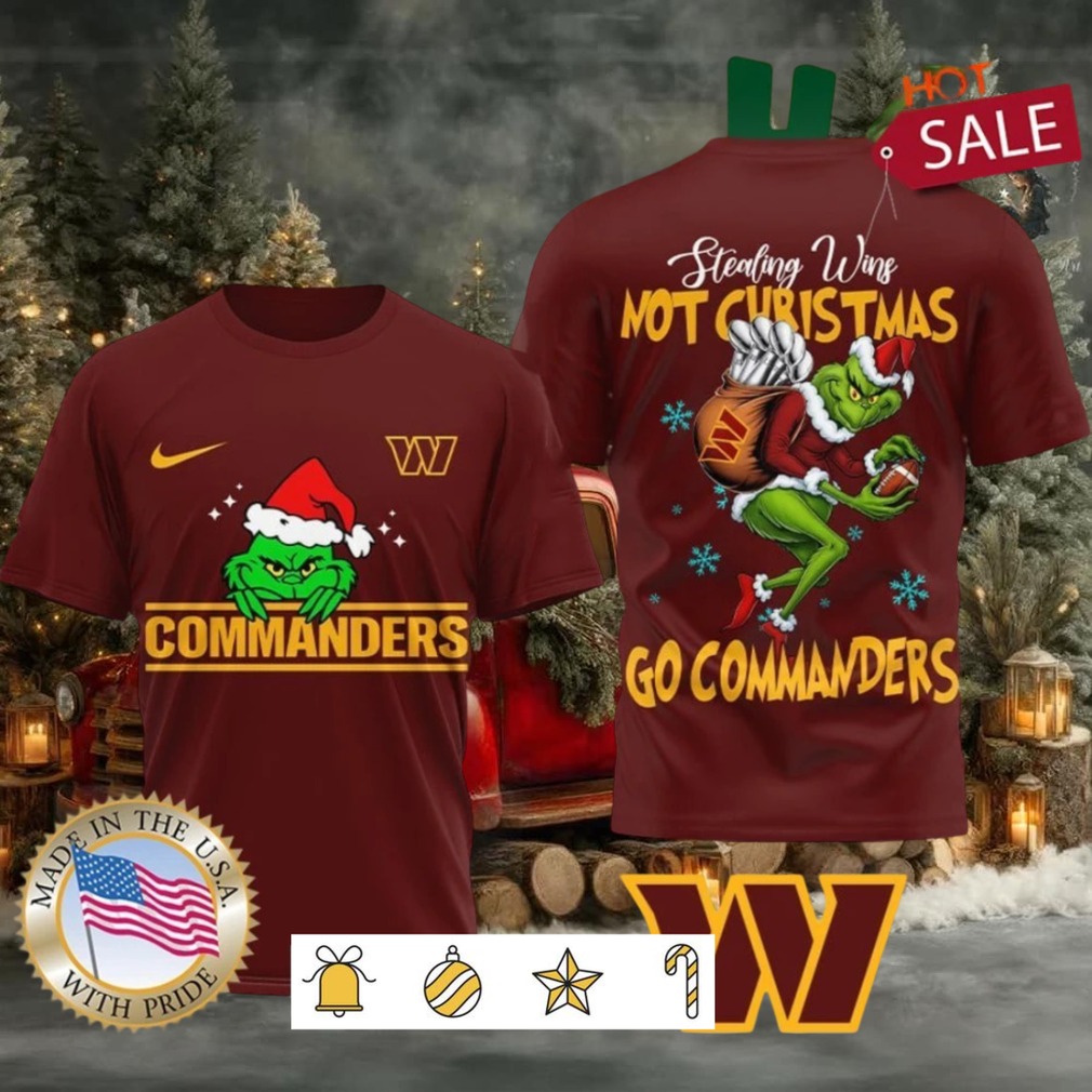 Washington Commanders NFL Grinch Dr. Seuss Stealing Wins Not Christmas Shirt Washington Commanders NFL Grinch Dr. Seuss Stealing Wins Not Christmas Shirt
