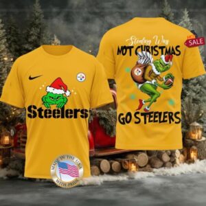 Pittsburgh Steelers NFL Grinch Dr. Seuss Stealing Wins Not Christmas Shirt