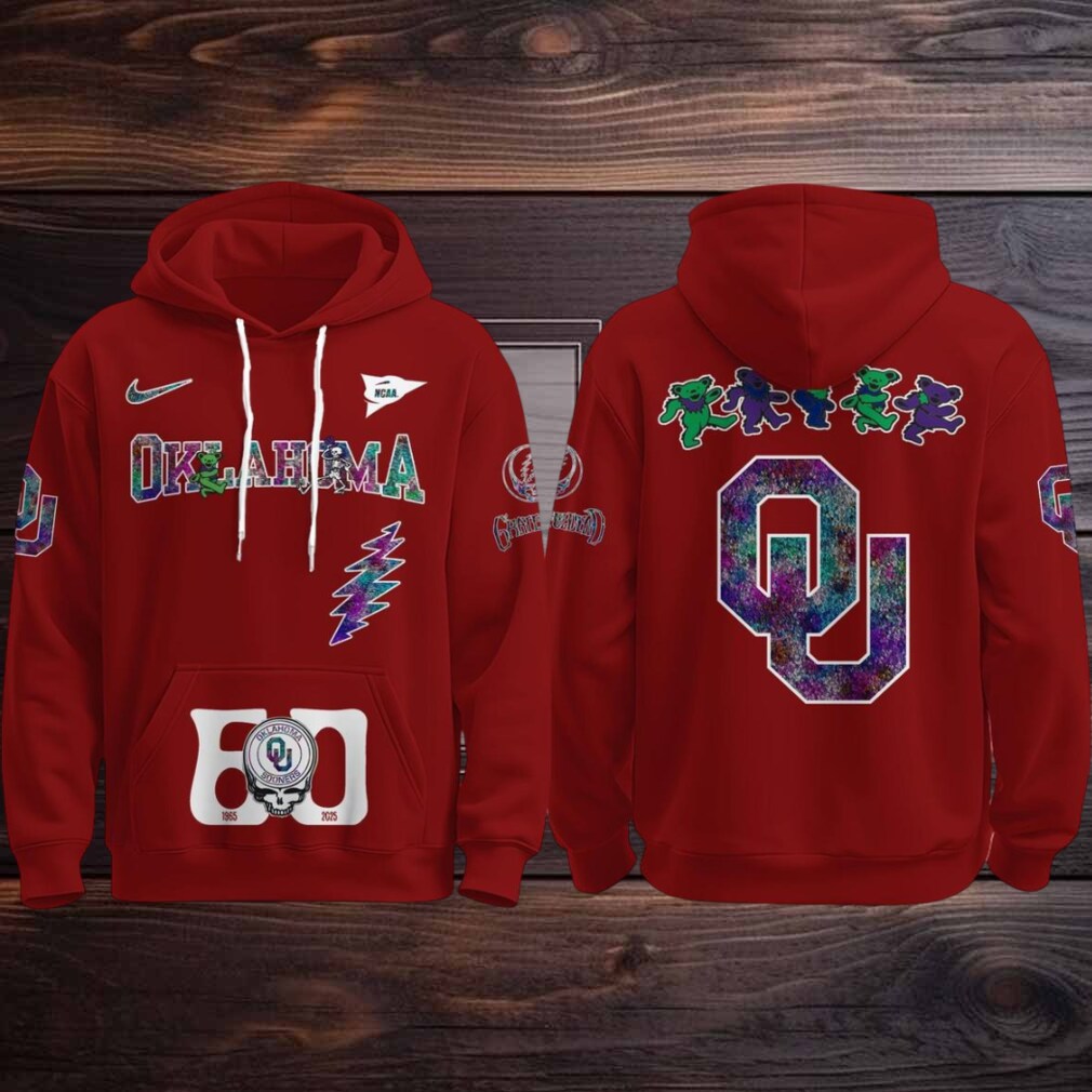 Oklahoma Sooners Celebrating Grateful Dead 60th Anniversary 2025 Hoodie T Shirt Oklahoma Sooners Celebrating Grateful Dead 60th Anniversary 2025 Hoodie T Shirt