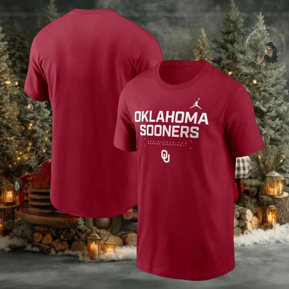 Oklahoma Sooners Jordan Brand 2025 Courtside Basketball Performance shirt Oklahoma Sooners Jordan Brand 2025 Courtside Basketball Performance shirt