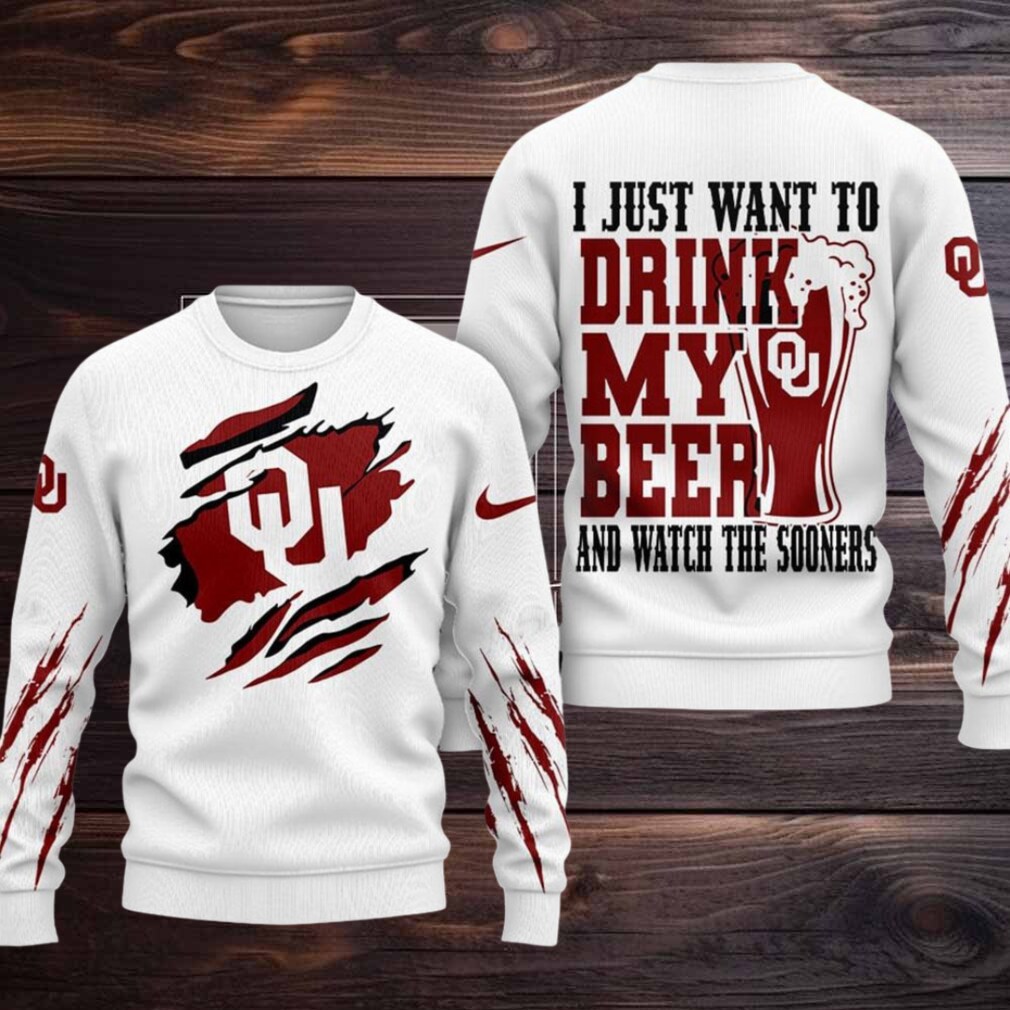 Oklahoma Sooners NCAA I Just Want To Drink My Beer And Watch Aggies Ugy Christmas Sweater Oklahoma Sooners NCAA I Just Want To Drink My Beer And Watch Aggies Ugy Christmas Sweater