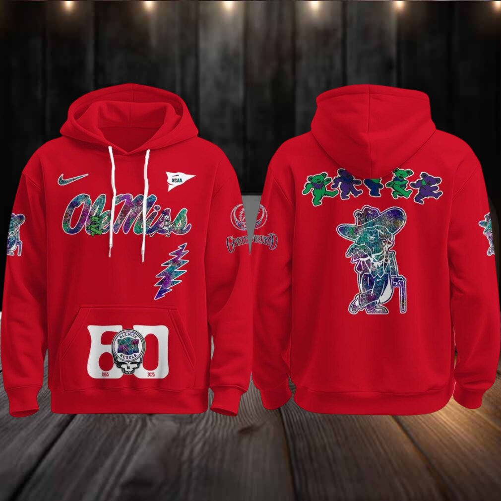 Ole Miss Rebels Celebrating Grateful Dead 60th Anniversary 2025 Hoodie T Shirt Ole Miss Rebels Celebrating Grateful Dead 60th Anniversary 2025 Hoodie T Shirt