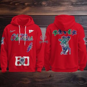 Ole Miss Rebels Celebrating Grateful Dead 60th Anniversary 2025 Hoodie T Shirt