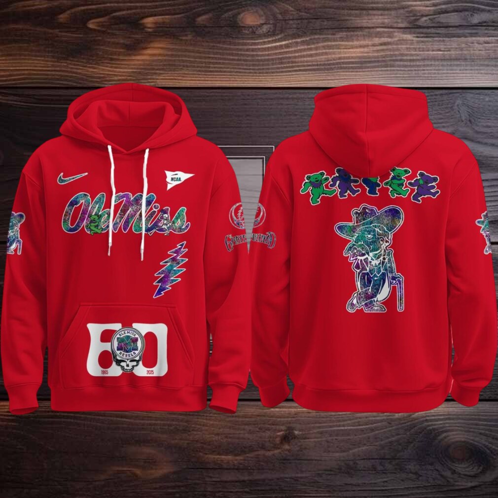 Ole Miss Rebels Celebrating Grateful Dead 60th Anniversary 2025 Hoodie T Shirt Ole Miss Rebels Celebrating Grateful Dead 60th Anniversary 2025 Hoodie T Shirt