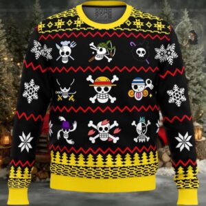 One Piece One Piece Flags Ugly Christmas Sweater