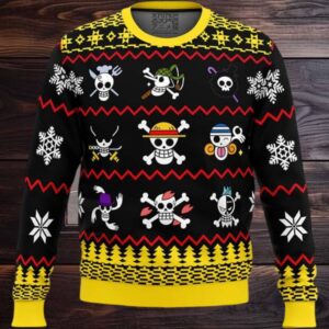 One Piece One Piece Flags Ugly Christmas Sweater