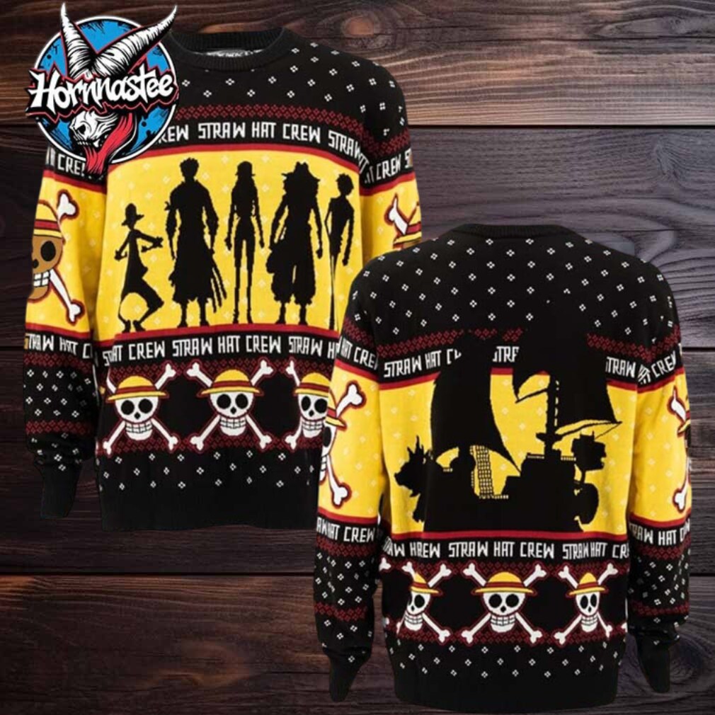 One Piece Straw Hat Crew Shadow Christmas One Piece Ugly Christmas Sweater One Piece Straw Hat Crew Shadow Christmas One Piece Ugly Christmas Sweater