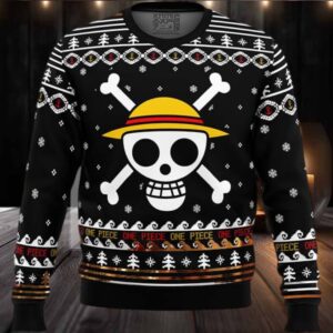 One Piece Straw Hat Pirates Christmas Ugly Christmas Sweater